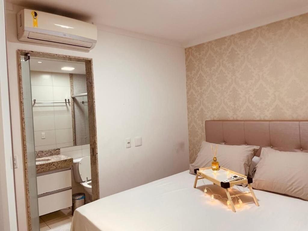 Appartement 2 Qts.| 4 Hosp. | Ao Lado Do Goiania Shopping Extérieur photo