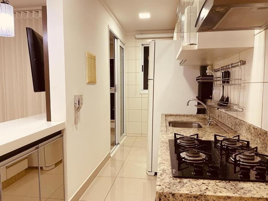 Appartement 2 Qts.| 4 Hosp. | Ao Lado Do Goiania Shopping Extérieur photo