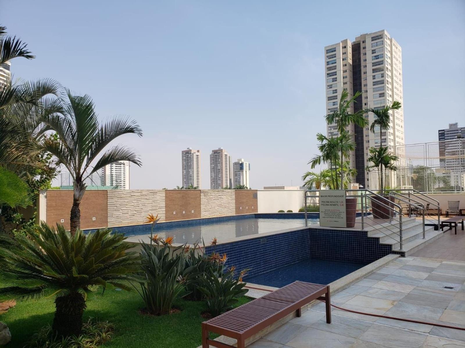 Appartement 2 Qts.| 4 Hosp. | Ao Lado Do Goiania Shopping Extérieur photo