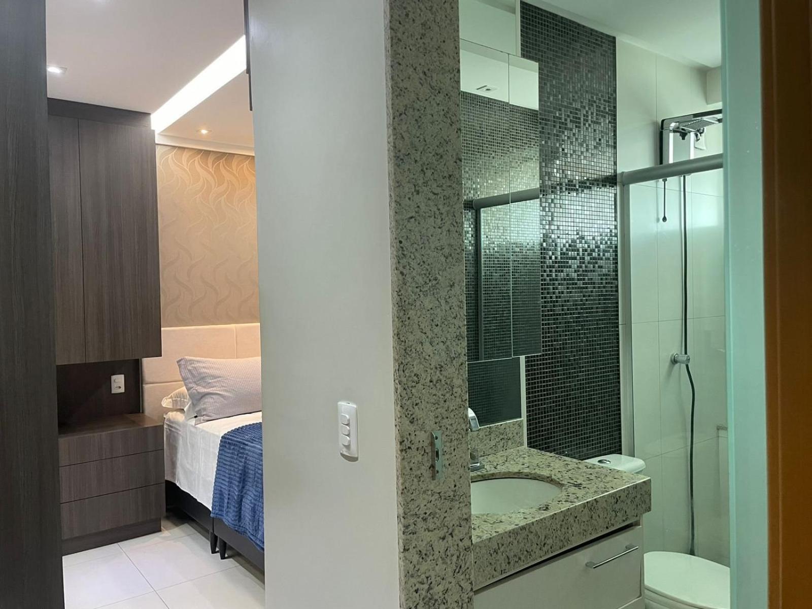 Appartement 2 Qts.| 4 Hosp. | Ao Lado Do Goiania Shopping Extérieur photo