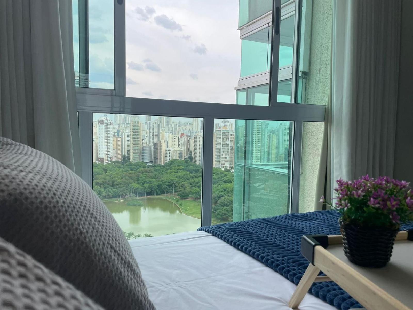 Appartement 2 Qts.| 4 Hosp. | Ao Lado Do Goiania Shopping Extérieur photo