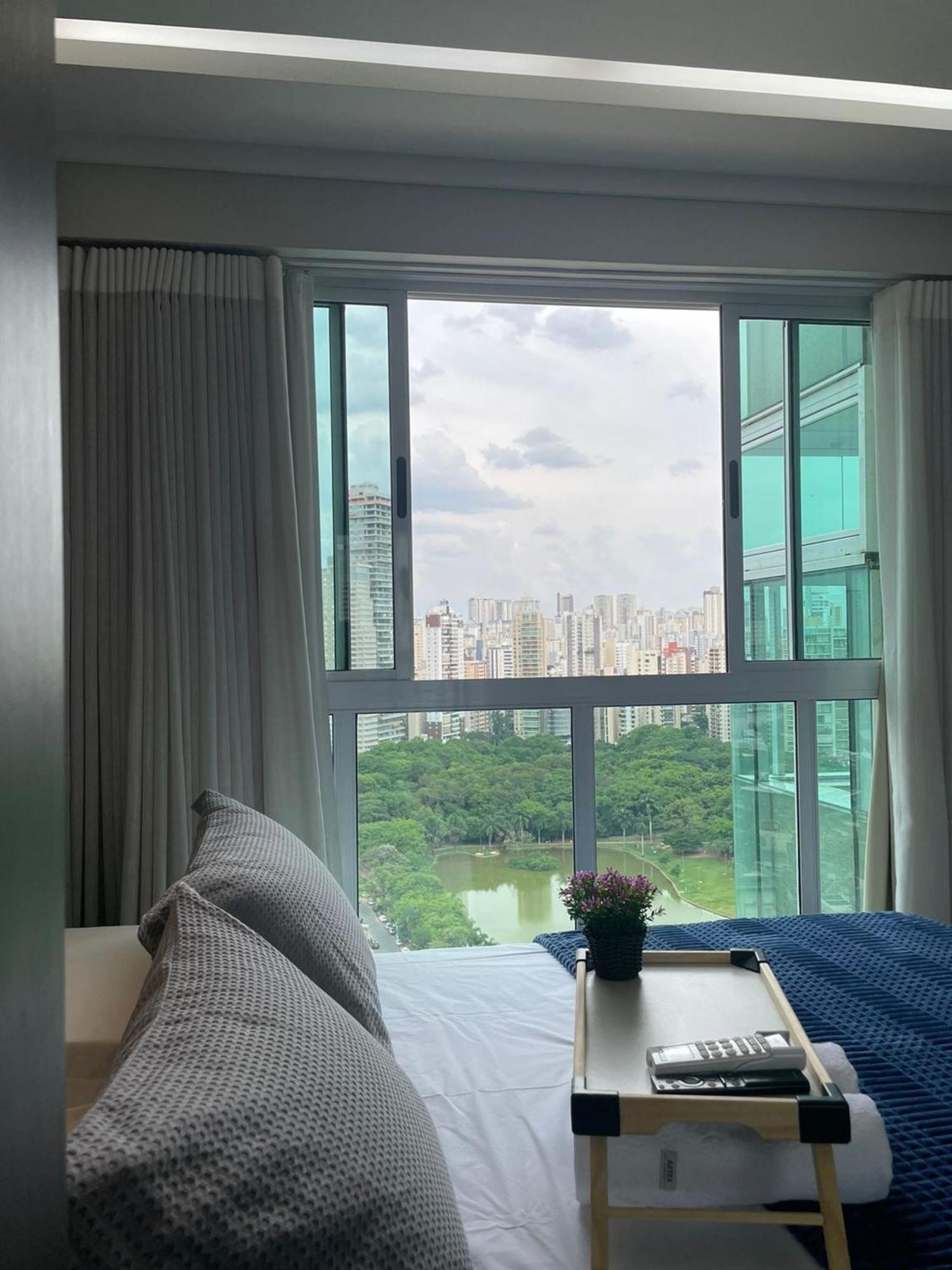 Appartement 2 Qts.| 4 Hosp. | Ao Lado Do Goiania Shopping Extérieur photo