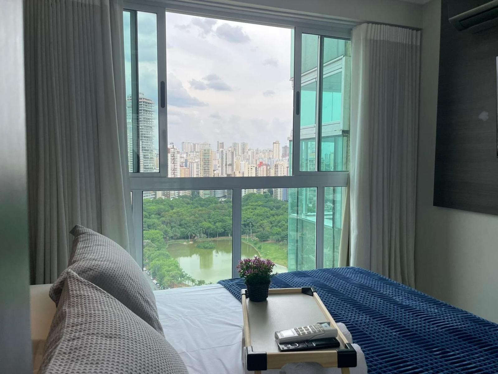 Appartement 2 Qts.| 4 Hosp. | Ao Lado Do Goiania Shopping Extérieur photo